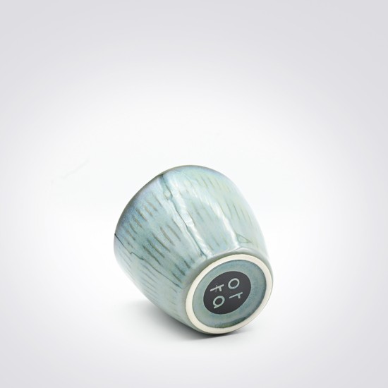OTTA - Ceramic Cup - Sansa Bent - Green - 170 ml