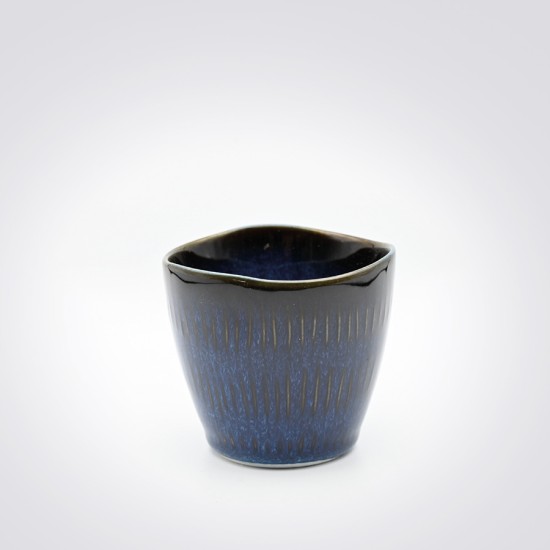 OTTA - Ceramic Cup - Sansa Bent - Blue Grey - 170 ml
