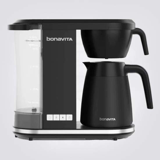 صانع القهوة Bonavita Enthusiast سعة 8 أكواب - الأسود 